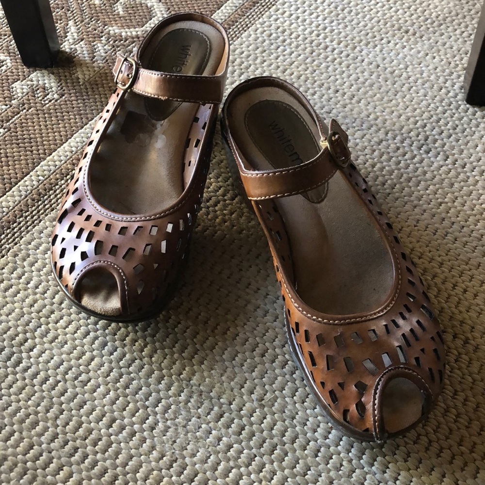 WhiteMountain Mario Slides8.5 Two-tone Brown Shoes